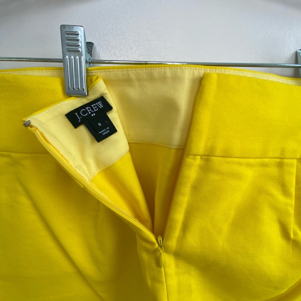 J.Crew skirt - yellow